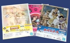 ONE PIECE 원피스 이치 반 쿠지 클리어 파일 A4 스티커 ③