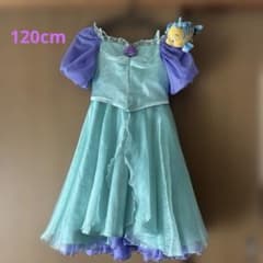 アリエル　ビビディドレス120cm &フランダー肩のせぬいぐるみ付きのサムネイル