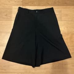 BLACK COMME des GARCONS ウールギャバジン ワイドショーツ - メルカリ