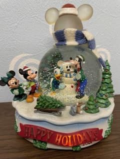 ディズニー スノーグローブ スノードーム Disney ミッキー クリスマスのサムネイル