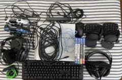 PS4本体 ソフト、ゲーミングマウス、キーボード、ヘッドホン、イヤホンセットのサムネイル