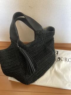 ヴィオラドーロ  バッグ　黒　かごVIOLAd’ OROのサムネイル