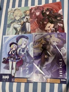 原神 くじ E賞 クリアファイルセット コンプリートセット - メルカリ
