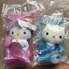 ハローキティ 和装ウェディング ぬいぐるみ 2体セットのサムネイル