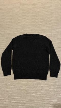 UNIQLO カシミヤニット／セーター Sサイズ チャコールグレーのサムネイル