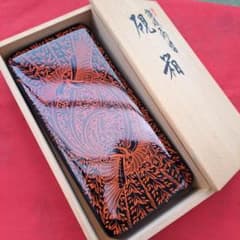 香川漆器 蒟醤塗 硯箱】天然木製 げす板付き 未使用品 - メルカリ