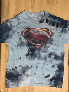 Justice League 슈퍼맨 T 셔츠 XL 타이다이