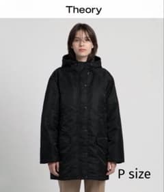 2023AW✨セオリー Aero Nylon ST Parka P ブラック　S theoryセオリーAero Nylon ST Parka Pダウンジャケット黒 - メルカリ