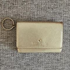 Kate Spade ゴールド パスケース キーリング付きのサムネイル