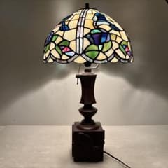 レトロ】ステンドグラス スタンドライト ランプ 松下電工 - メルカリ