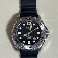 BULOVA SEA KING 300m防水ダイバーズ 型番96B228 - メルカリ