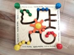 木のおもちゃ（ビーズステアリング)のサムネイル