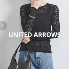 UNITED ARROWS レース ジャージー ロングスリーブ プルオーバーのサムネイル
