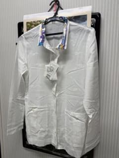 LEONARD SPORT ホワイトTシャツ シャツブラウス 40サイズ 長袖 - メルカリ