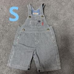 Miki House ストライプロンパース Sのサムネイル