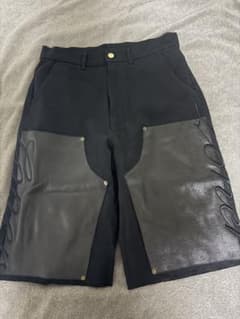 loner ブラックハーフデニム loner ブラックハーフデニム - メルカリ