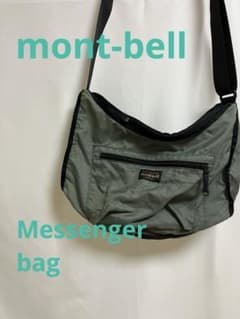 モンベル mont•bell 90s 旧タグ メッセンジャーバッグ グレー - メルカリ