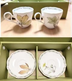 Brand new, unused Noritake My Neighbor Totoro Ghibli cup and saucer set (2 pieces).