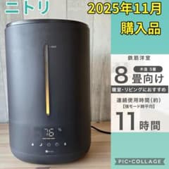 ニトリ タンクを持ち運べるラク給水湿度設定加湿器 約3.3L