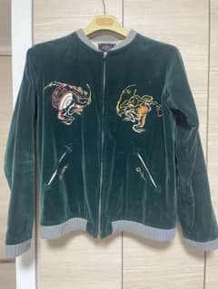 【激レア】ローター Rotar 鳥獣戯画 別珍　スカジャン サイズM 美品のサムネイル