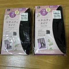 4足セット新品激安‼️マタニティタイツ 80デニール M-L 4足のサムネイル