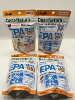 アサヒ ディアナチュラスタイル EPA×DHA＋ナットウキナーゼ 60日分 4袋のサムネイル