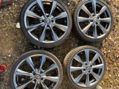 155-40r17 タイヤ付き　軽自動車　四本　アルミのサムネイル