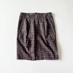 ▽DRIES VAN NOTEN ドリスヴァンノッテン 滲み ドット柄 スカート