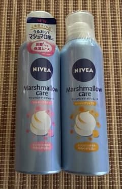 新品　NIVEA ニベア マシュマロケア ボディムース 乳液　普通肌　2個
