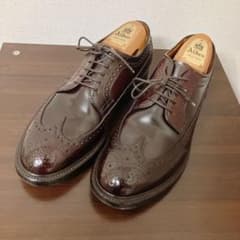 Alden N5506 ウィングチップ 7.5 B/D バーガンディ コードバン - メルカリ
