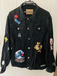 rue21 ブラック デニムジャケット X-Large - メルカリ