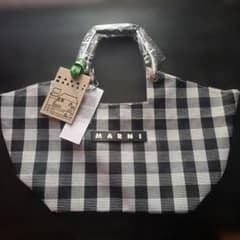 新品未使用 MARNI MARKET トートバッグ ギンガムチェック - メルカリ