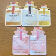 アンドハニー　シャンプー　トリートメント　お試し用のサムネイル