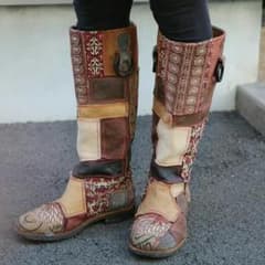 【Tchi様専用】Timberland　パッチワーク ブーツ（レディース）のサムネイル