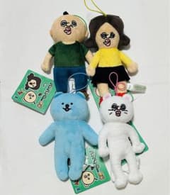 パンパンくんの日常　パンパンくんと仲間たちマスコット　全4種