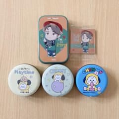 BTS TinyTAN Jimin BT21 CHIMMY缶ケース•ステッカーのサムネイル
