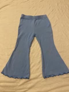 Pippi+Lotta 水色フレアパンツ Sサイズのサムネイル