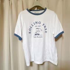 UNIQLO UT スヌーピー Tシャツ リンガー ホワイトのサムネイル