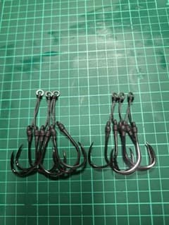 ミウ様専用4/0ダブルアシストライン2cm3本、3cm3本のサムネイル