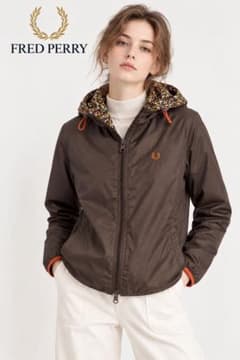 FRED PERRY リバーシブル フードジャケット 花柄 ブルゾン