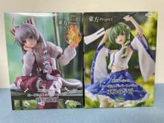 東方Project ぬーどるストッパー 藤原妹紅 東風谷早苗 フィギュア