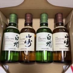 サントリー 山崎 白州 ミニボトル 180ml 4本セットのサムネイル