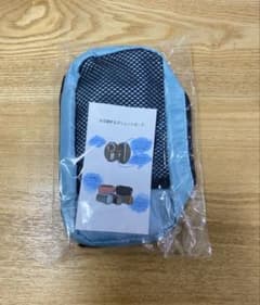 【新品未開封】ワークマン ノベルティ 多収納ゆるガジェットポーチ 水色のサムネイル