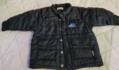 Black padded jacket