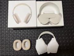 【本体交換品】【アップルケア+加入】AirPodsMax スターライトほぼ未使用 本体交換品】【アップルケア+加入】AirPodsMax スターライトほぼ未使用