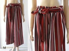 USED【L.A.】Mサイズ - 縦縞 ワイドパンツ レディースのサムネイル