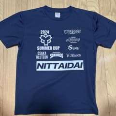 27TH SUMMER CUP バレーボールTシャツ ネイビー Mのサムネイル