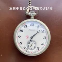 ソ連製 機械式懐中時計 MoInija ビンテージ レア 狼柄 可動品 - メルカリ
