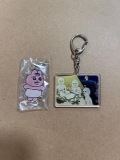 おぱんちゅうさぎ んぽちゃむ アクリルキーホルダー 2個セットのサムネイル