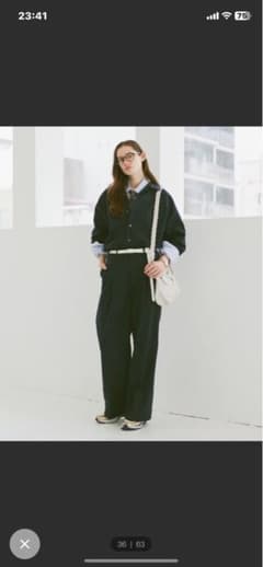 soerte ルーズリネンオープンカラーシャツ/ロールアップパンツ　セットアップのサムネイル